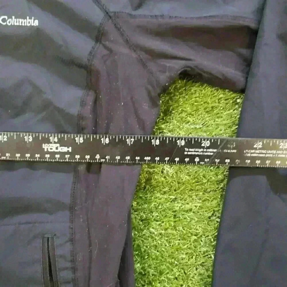 columbia jacket black softshell hooded woman size Medium 4531 - Picture 7 of 7